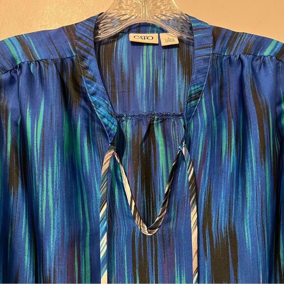 Cato V-neck Pull Over Blouse | Women’s Size Large - Picture 3 of 7